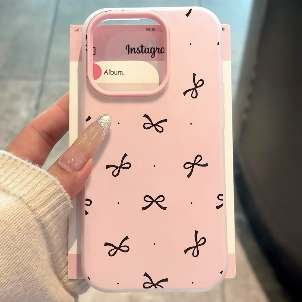 Xiaomi Redmi Note 14 - Schattig strikjes-polkadot INS telefoonhoesje voor Xiaomi
