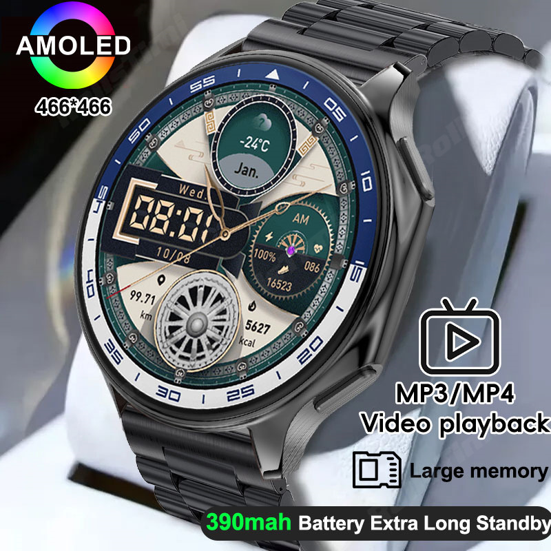 Smartwatch X - 1.43 AMOLED Smart Horloge 3D Surround