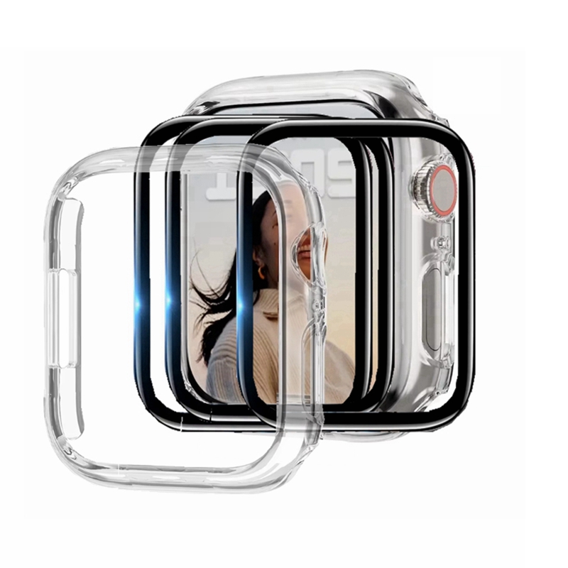Smartwatch Band Accessories - 3 Screenprotectors + 1 hoesje voor