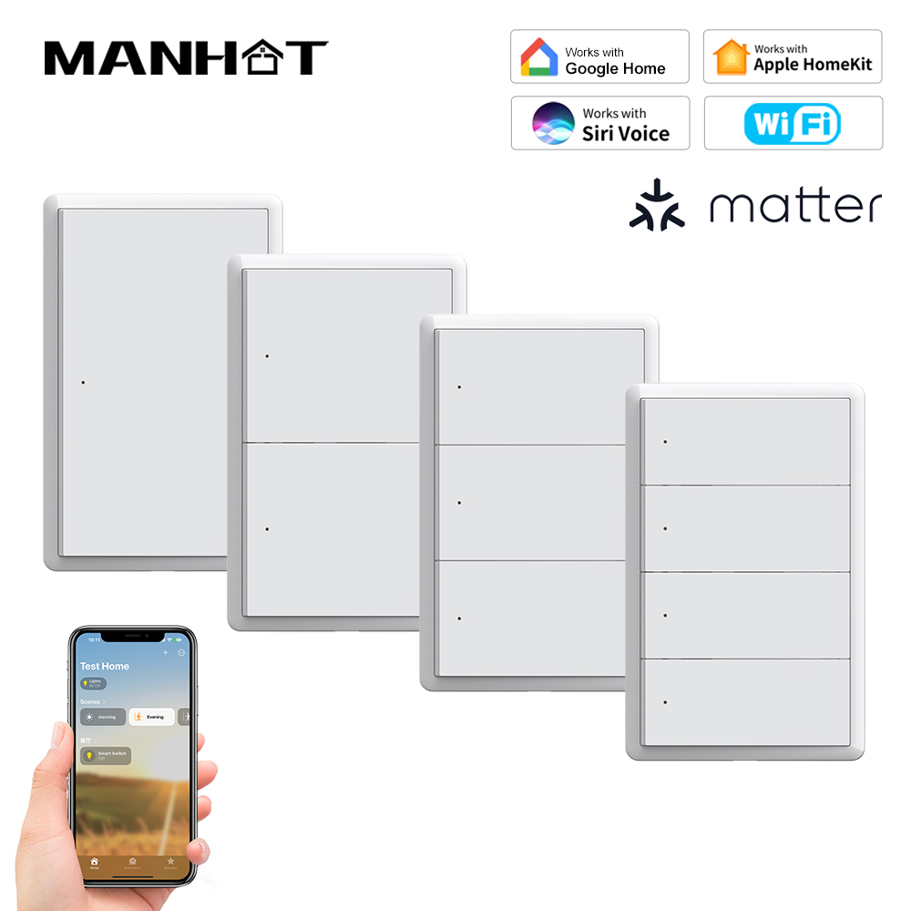 Smart Accessories - MANHOT Homekit WiFi Smart Switch Geen