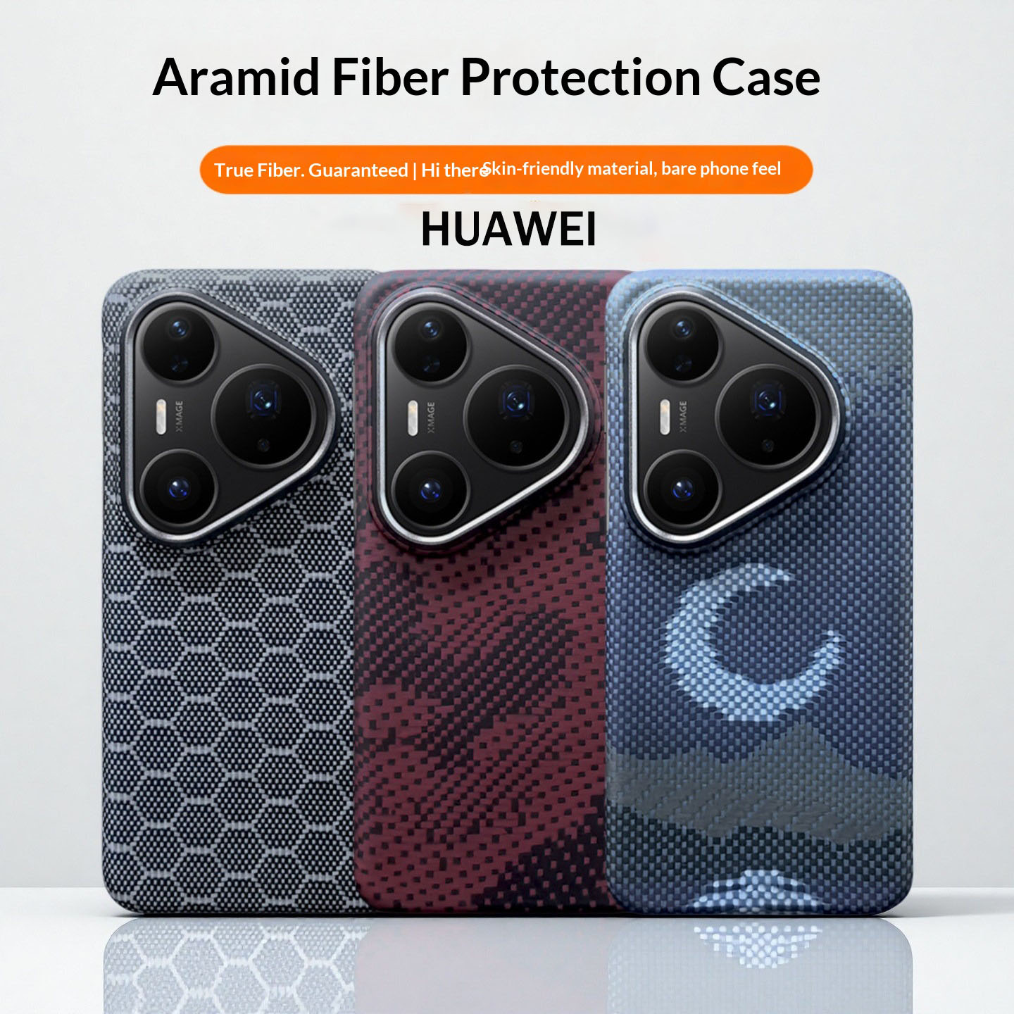Huawei Pura 70 - 100% Originele Kevlar Hoes Voor HUAWEI