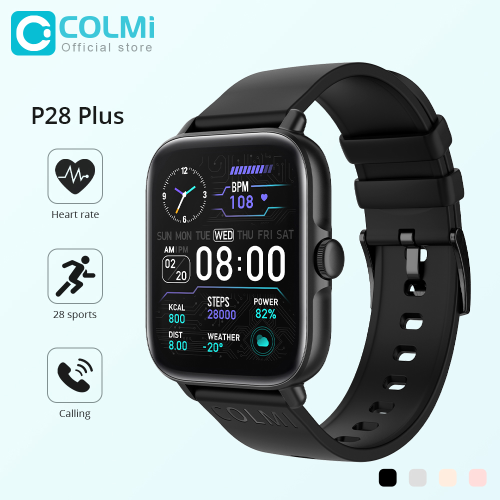 Smartwatch Faces - COLMI P28 Plus Bluetooth Antwoord Oproep