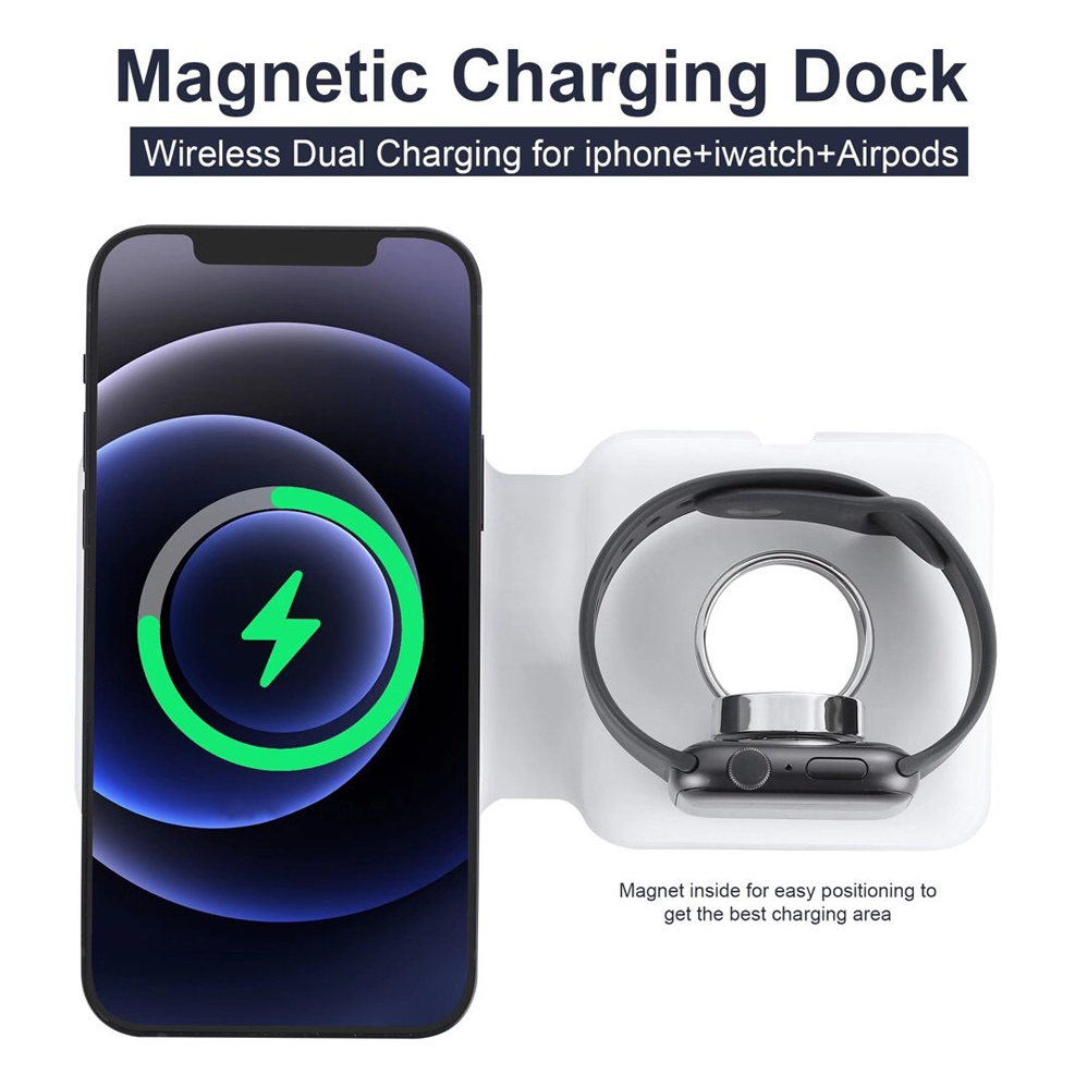 2IN1 Magsafe Duo Magnetische D - Smartwatch X recensie en prijs