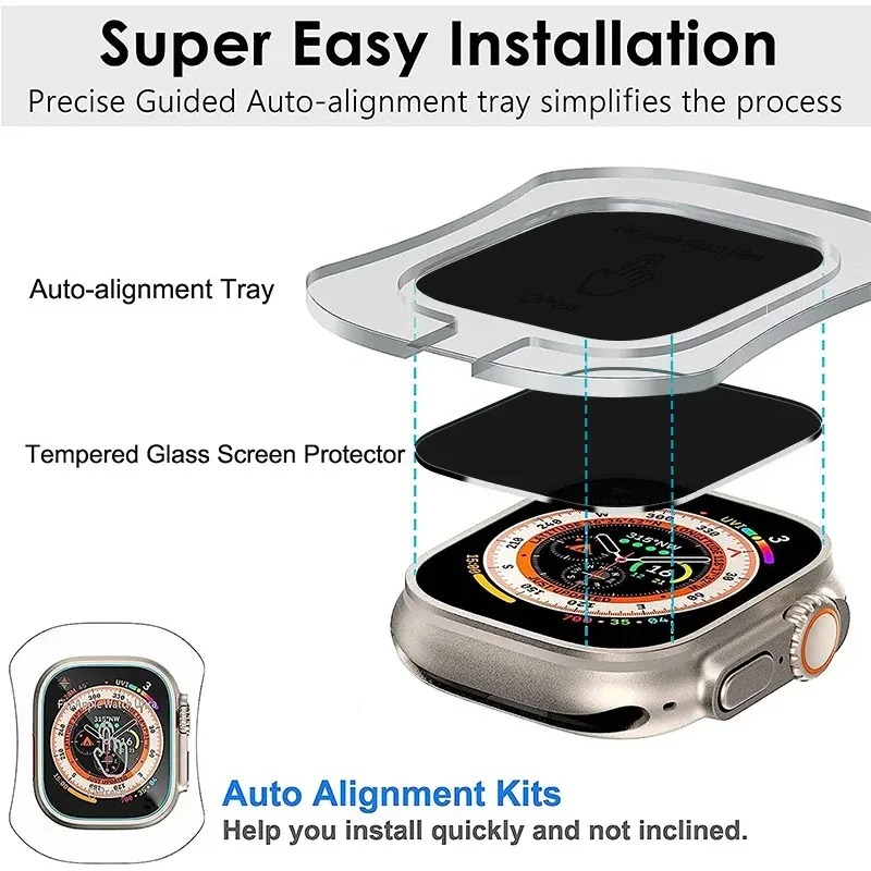 Gehard glas voor Apple Watch U - Watch Case Bumper recensie en prijs