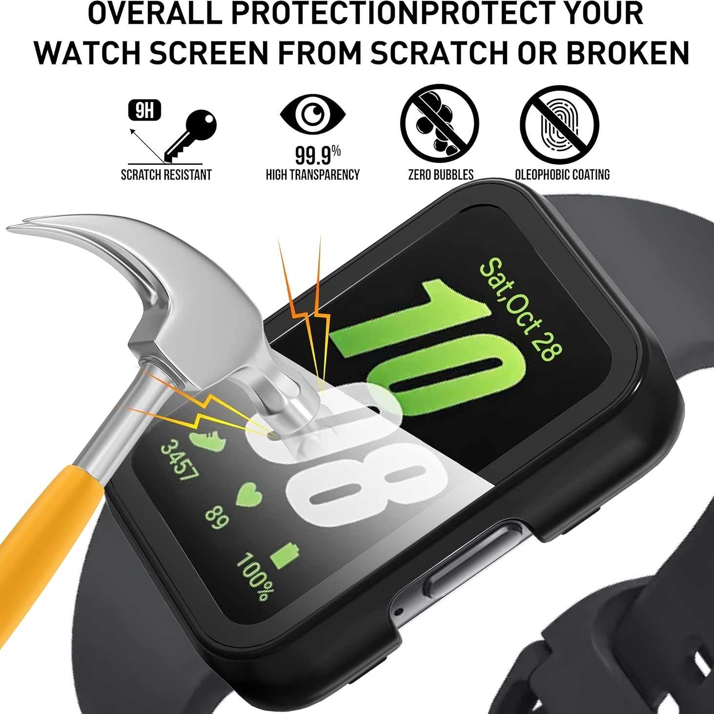 Glas+hoesje voor Samsung Galax - Samsung Smartwatch Accessories recensie en prijs