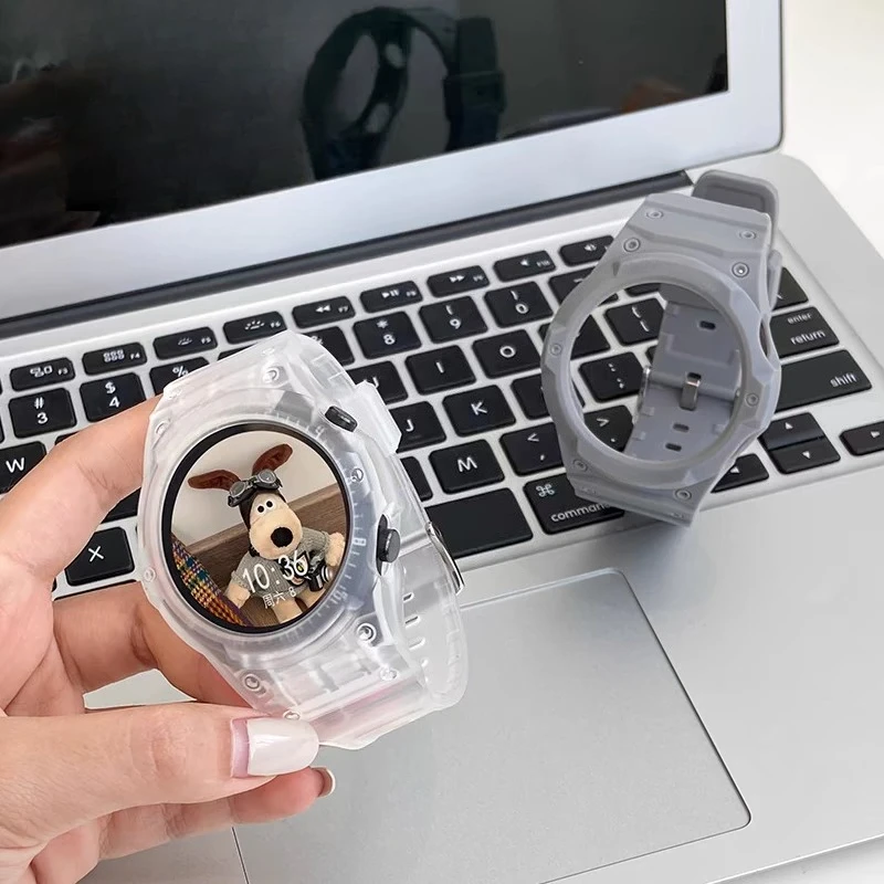 Nieuwe Siliconen Band + PC Cas - Smartwatch Band Accessories recensie en prijs