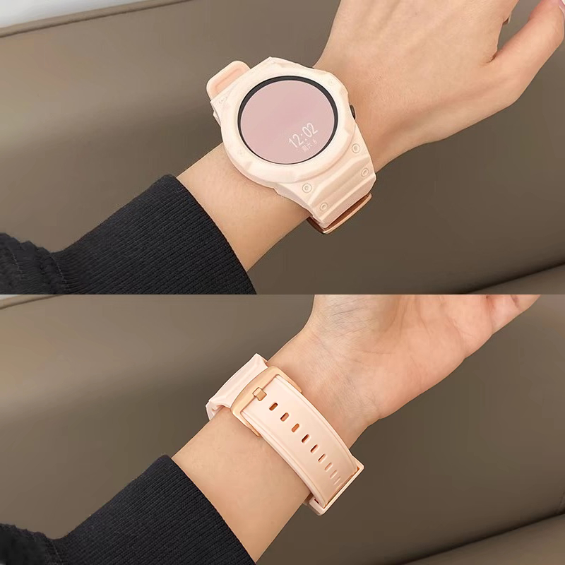 Nieuwe Siliconen Band + PC Cas - Smartwatch Band Accessories recensie en prijs
