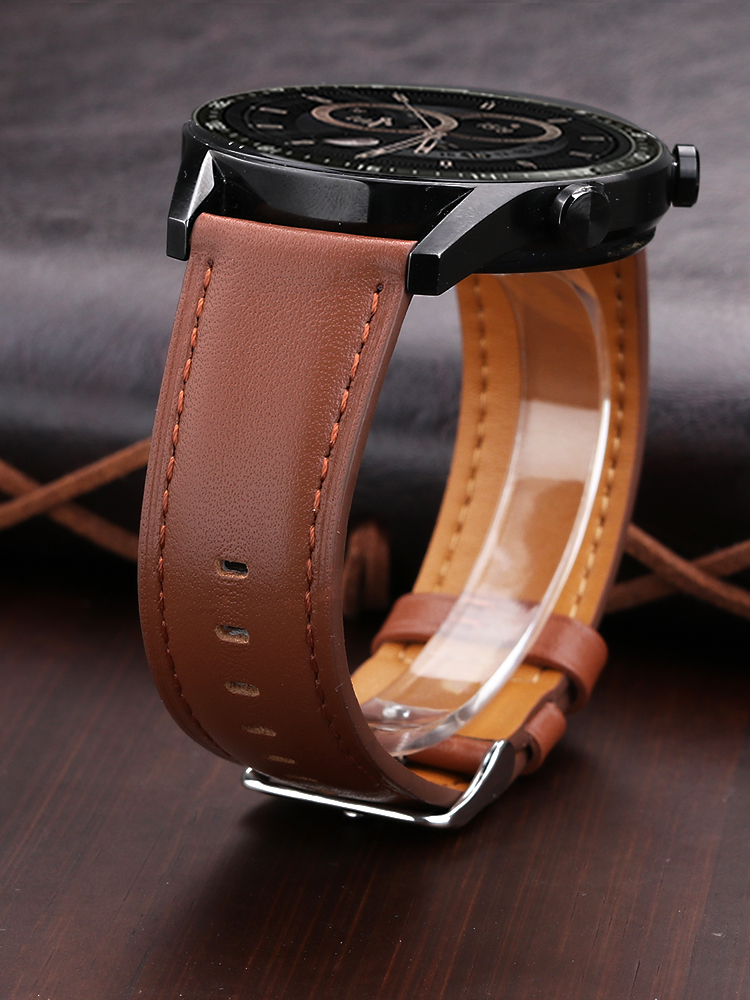 22Mm Echt Lederen Horlogeband  - Smartwatch Accessories Shop recensie en prijs