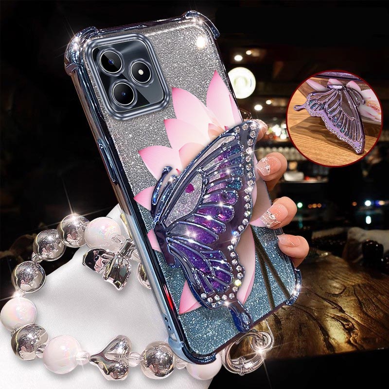 3 stks (Roze lotus telefoonhoe - Realme Note 50 recensie en prijs